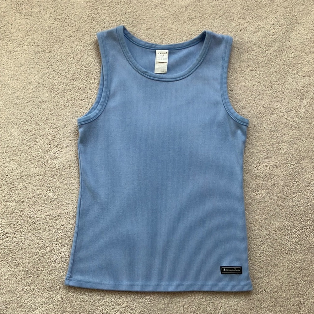 Champion Ribbed Tank Top, Size L